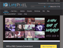 Tablet Screenshot of lifepixel.com